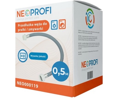 Przedłużka węża dopływowego ZMYWARKI 50cm
