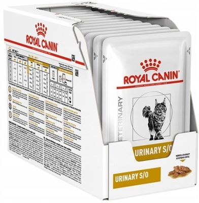 ROYAL CANIN VET URINARY S/O Feline Kawałki w sosie 12x85g