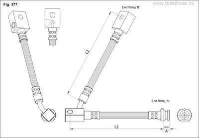 CABLE MANGA DE FRENADO FT0397 NISSAN OS PARTE DELANTERA  