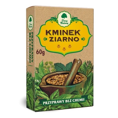 KMINEK ZIARNO PRZYPRAWA 60G DARY NATURY