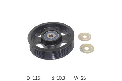 Skf vkm 61022 ролик направляющая / направляющая, ремень клиновой зубчатый фото №1