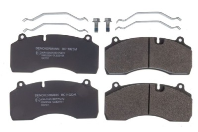 Тормозные колодки тормозные перед/зад bc11023m denckermann фото №1