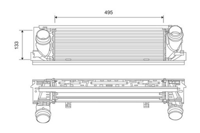 INTERCOOLER BMW F20/F30/F32 2,0D VAL818261