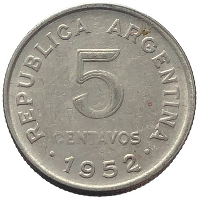 82554. Argentyna - 5 centavo - 1952r.