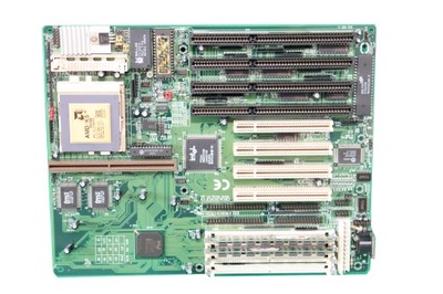 Płyta główna SOCKET 7 + procek AMD-K5 + RAM do starego PC