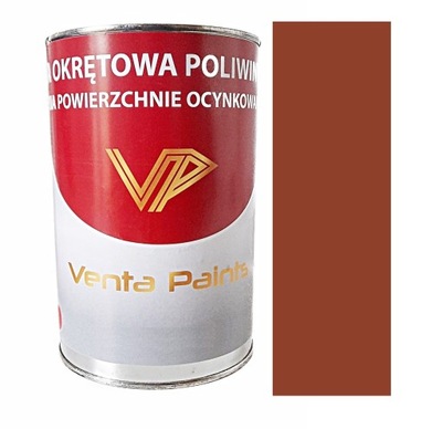 Farba Okrętowa Na Ocynk Dach RAL 8004 Ceglasty 5L