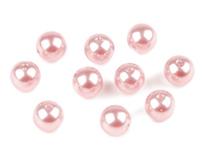 Plastikowe koraliki perłowe 10mm 20g