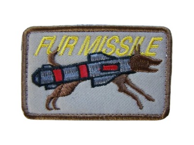 Naszywka Pies Fur Missile