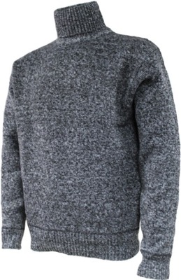 SWETER GOLF MĘSKI CIEPŁY Z POLAREM XXL G42