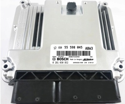 COMPUTADOR OPEL ASTRA ABW3 55598045 0281030852 +PIN  