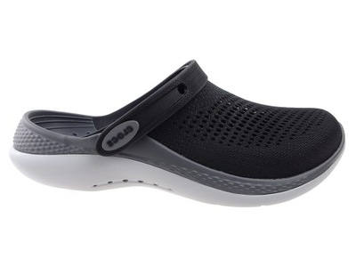 Klapki Crocs Literide 206708-0DD czarne NEW 46/47