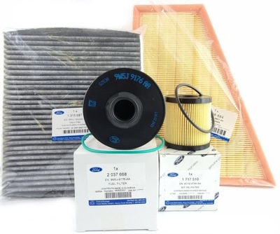 SET 4 ORIGINAL FILTERS MONDEO MK4 2.0 TDCI - milautoparts-fr.ukrlive.com