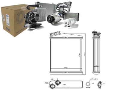 Nissens отопитель land rover freelander 2 2.2 ed фото №1