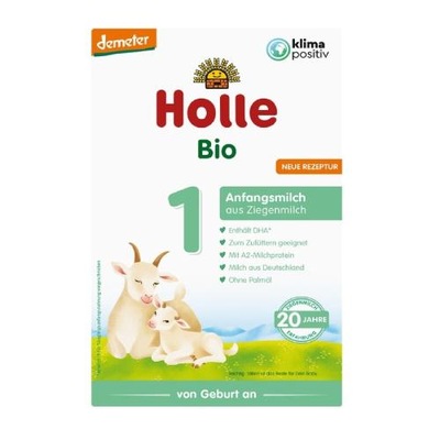 HOLLE 1 BIO mleko kozie dla niemowląt od urodzenia