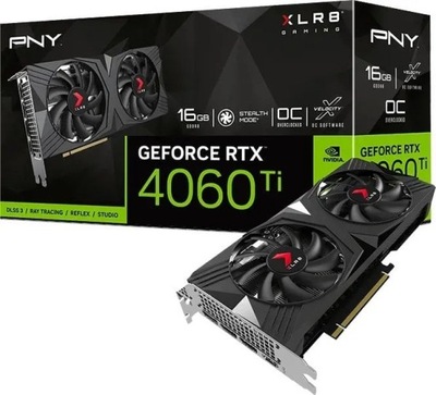 Karta graficzna PNY GeForce RTX 4060 Ti XLR8 Gaming Verto OC 16GB GDDR6