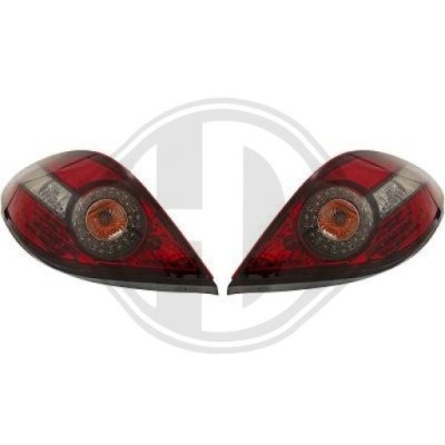 Набор фары задний к peugeot 207 06-12 фото №1