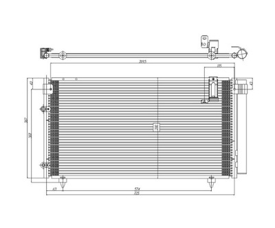 RADIATOR AIR CONDITIONER TOYOTA AVENSIS VERSO 01--  