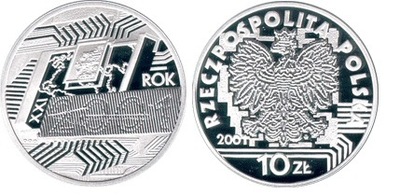 10 zł (2001) - Rok 2001