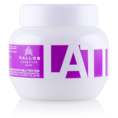 Kallos Latte Hair Mask With Milk Protein maska do włosów zniszczonych