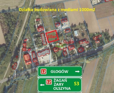 Działka, Nielubia, Żukowice (gm.), 1000 m²