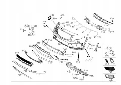 FORROS PARA TABLICE MERCEDES GLA X156  