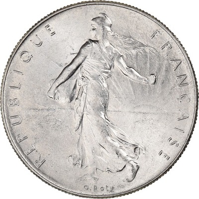 Moneta, Francja, Semeuse, Franc, 1960, Paris, AU(5