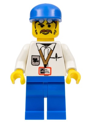 Lego Figurka stu001 Kamerzysta Seria Studio