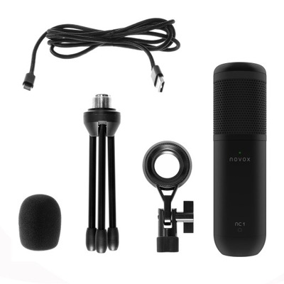 Mikrofon USB NOVOX NC-1 Pojemnościowy + Stand