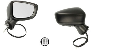 Дзеркало праве ele skł ele mazda 3 bm 13-17 фото №1