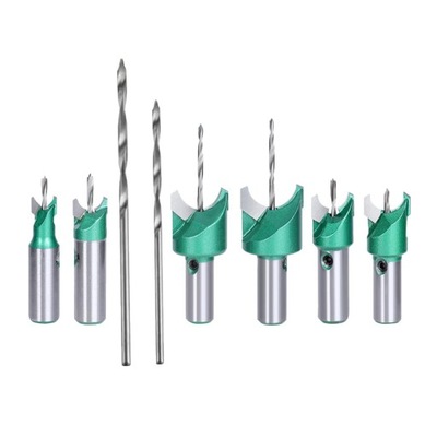 6 Pieces Carbide Woodworking Bead Drill Bit Beads 