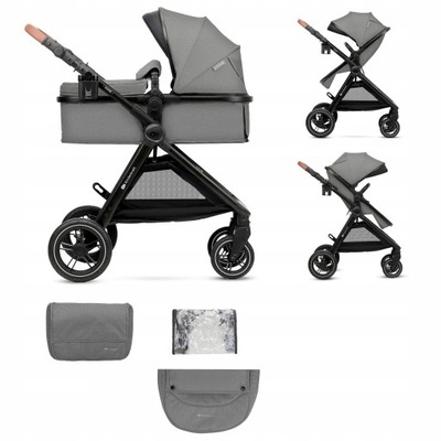 WÓZEK DZIECIĘCY WIELOFUNKCYJNY KINDERKRAFT ESME 3W1