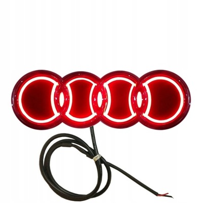 EMBLEMA PARTE DELANTERA LUZ DIODO LUMINOSO LED AUDI  