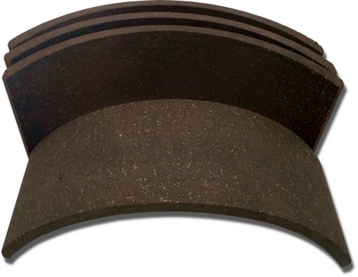 Комплект накладок гальмівних, 100x12 zremb n162 фото №1