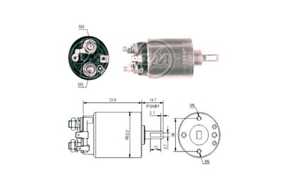 ERA CONMUTADOR ELECTROMAGNÉTICO ERA VOLVO  