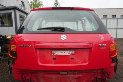 SUZUKI SX4 SX-4 TAPA DE MALETERO DE MALETERO ZCF VENTANAS 2007ROK ROJO  