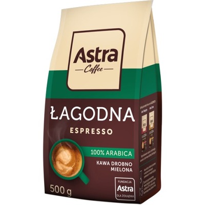 Astra Kawa Łagodna Espresso mielona 500g