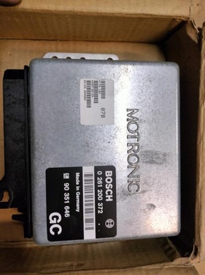 Opel kadett бортовий комп'ютер блок керування двигуна оригінальний номер фото №1