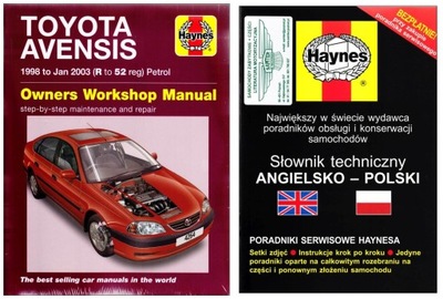 TOYOTA AVENSIS T22 (1998-2003) MANUAL REPARACIÓN HAYNES +GRATIS 24H  