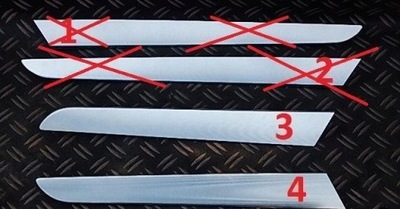 Audi a6 c6 4e0 защита молдинг декоративная фото №1