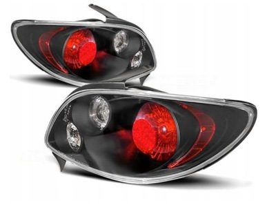 Nowe лампи задні do peugeot 206 хетчбек od 1998 roku atest black фото №1
