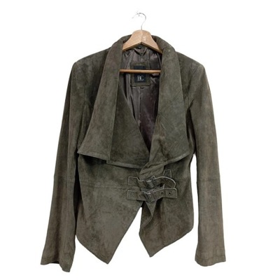 BC BEST CONNETIONS Skórzana kurtka khaki