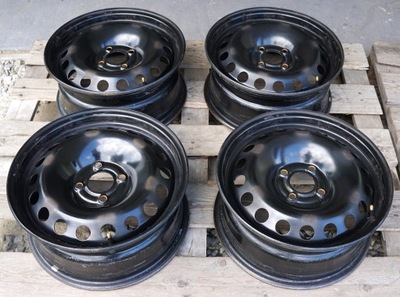 LLANTAS ACERO 6,5X15 4X100 ET 45 RENAULT CLIO KANGOO CAPTUR DACIA JUEGO  