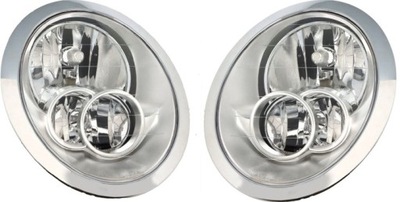 Фара левый правый комплект mini one cooper r50 r52 r53 04-07 с двигателем фото №1