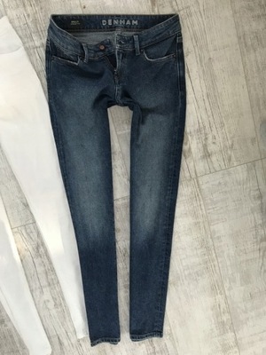 DENHAM * spodnie jeans STRECZ SLIM 34 XS