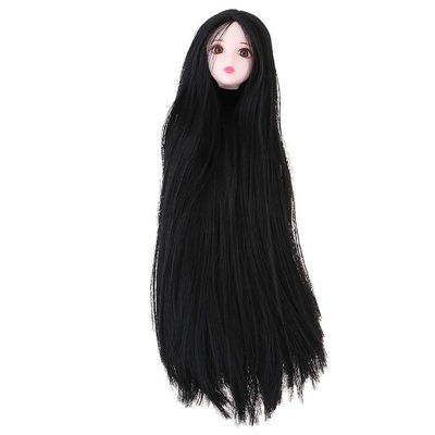 1/6 Head Sculpt Face Long Hair Doll Niestandardowy zamiennik dla
