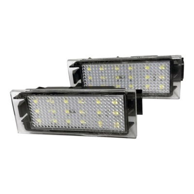 Підсвітка номерного знака led renault megane ii 2 iii фото №1