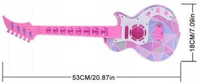 INSTRUMENT GITARA NA BATERIE dla dzieci