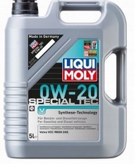 МАСЛО LIQUI MOLY SPECIAL TEC V 0W20 5L VOLVO