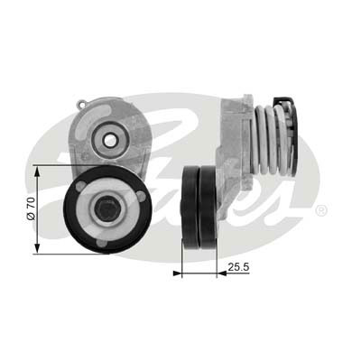 РОЛИК НАТЯЖИТЕЛЬНЫЙ PK GATES T38432