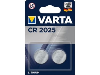 Baterie CR2025 VARTA (2 szt.)